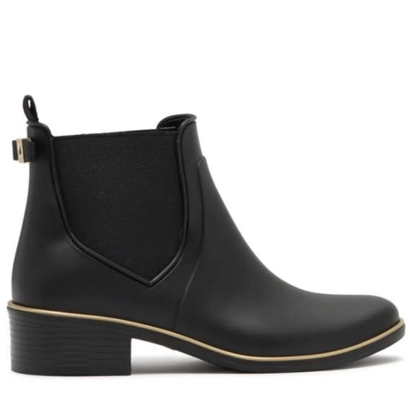 Kate Spade Solstice Rain Boots Black Size 10 - Picture 3 of 9